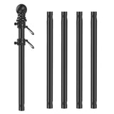 NNEDSZ 1.8M Flag Pole Kit Stainless Steel Flag Pole Kit Swivel Flagpole Ring for House