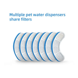 NNEDSZ 8PCS Filter Electric Pet Water Fountain Automatic Sensor Drinking Dispenser Filter