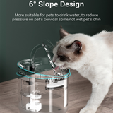 NNEDSZ Electric Pet Water Fountain Cat Dog Automatic Sensor Drinking Dispenser Filter