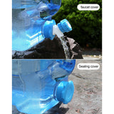 NNEDSZ Portable Water Bucket 20L Camping Water Container Outlet Tap Barrel Outdoor