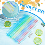 NNEDSZ BPA-Free Multi Colored Straws Bendable Disposable Drinking Plastic Party Straws