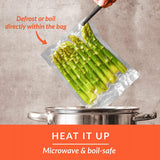 NNEDSZ 1 Roll VACUUM FOOD SEALER BAGS SAVER SEAL ROLLS STORAGE COMMERCIAL HEAT GRADE 20CMX6M