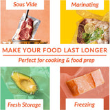 NNEDSZ 1 Roll VACUUM FOOD SEALER BAGS SAVER SEAL ROLLS STORAGE COMMERCIAL HEAT GRADE 20CMX6M