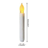 NNEDSZ 6XLED Flameless Candles Light Taper wih Battery Operated Party Wedding
