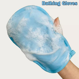 NNEDSZ Blue universal Double-Side Super Soft Exfoliating Bath Mitt Shower Gloves Body Clean