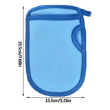 NNEDSZ Blue universal Double-Side Super Soft Exfoliating Bath Mitt Shower Gloves Body Clean