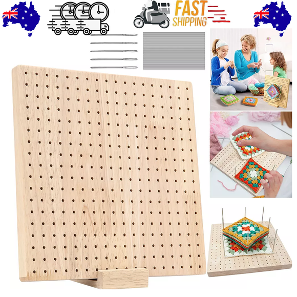 NNEDSZ Crochet Blocking Board with 25 Pins