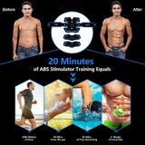 NNEDSZ ABS Stimulator EMS Toner Massager Abdominal Trainer Muscle Fitness Body Exercise