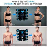 NNEDSZ ABS Stimulator EMS Toner Massager Abdominal Trainer Muscle Fitness Body Exercise