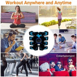 NNEDSZ ABS Stimulator EMS Toner Massager Abdominal Trainer Muscle Fitness Body Exercise
