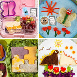 NNEDSZ 45 PCS Sandwich Cutter Kids DIY Toast Mold Bread Food Moulds Xmas Gift