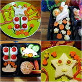 NNEDSZ 45 PCS Sandwich Cutter Kids DIY Toast Mold Bread Food Moulds Xmas Gift