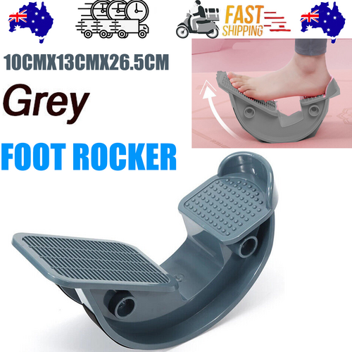 NNEDSZ GREY Calf Massage Plantar Foot Rocker Stretch Board Ankle Pedal Stretcher Calf Pain