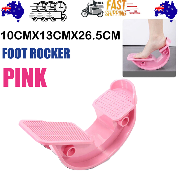 NNEDSZ PINK Calf Massage Plantar Foot Rocker Stretch Board Ankle Pedal Stretcher Calf Pain