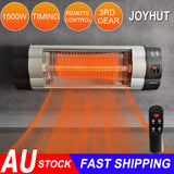 NNEDSZ Infrared Electric Wall Heater Patio Bathroom Heat Waterproof Strip with Remote