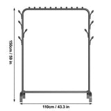 NNEDSZ Heavy Duty Clothes Rail Rack Hanging Garment Display Stand Shoe Storage Shelf AU