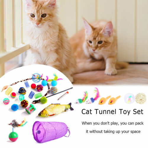 NNEDSZ 33x Pet Toys Puppy Dog Cat Durable Cotton Rope Pull Teeth Clean Chew Toy Set AU