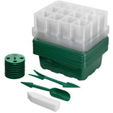 NNEDSZ 10 Set 12 Hole Plant Seed Grow Box Propagation Nursery Seedling Starter Tray