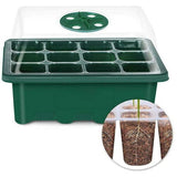 NNEDSZ 10 Set 12 Hole Plant Seed Grow Box Propagation Nursery Seedling Starter Tray