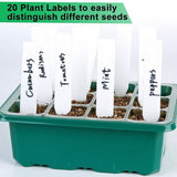 NNEDSZ 10 Set 12 Hole Plant Seed Grow Box Propagation Nursery Seedling Starter Tray