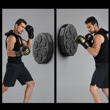 NNEDSZ Electronic Music  Boxing Wall Target  Training Smart Wall Mounted Combat AU with Adult Gloves