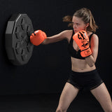 NNEDSZ Electronic Music  Boxing Wall Target  Training Smart Wall Mounted Combat AU with Adult Gloves