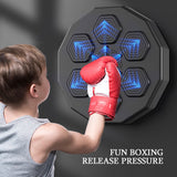 NNEDSZ Electronic Music  Boxing Wall Target  Training Smart Wall Mounted Combat AU With Kids Gloves