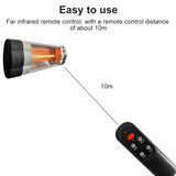 NNEDSZ Infrared Electric Wall Heater Patio Bathroom Heat Waterproof Strip with Remote