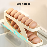 NNEDSZ Automatic Roll-Down Double-layer Egg Dispenser Egg Storage Rack Kitchen