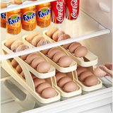 NNEDSZ Automatic Roll-Down Double-layer Egg Dispenser Egg Storage Rack Kitchen