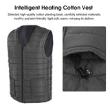 NNEDSZ S Electric Vest Heated Jacket USB Thermal Warm Heat Pad Winter Body Warmer Unisex
