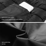 NNEDSZ 3XL Electric Vest Heated Jacket USB Thermal Warm Heat Pad Winter Body Warmer Unisex