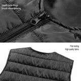 NNEDSZ 3XL Electric Vest Heated Jacket USB Thermal Warm Heat Pad Winter Body Warmer Unisex