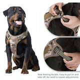 NNEDSZ Dog Harness Tactical No Pull Adjustable Pet Military Working Training Vest XL