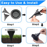 NNEDSZ LED Solar Underground Light Waterproof Color Changing Garden Buried Lamp