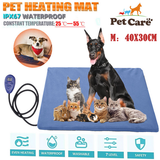 NNEDSZ Electric Pet Heat Pad: Waterproof Heating Mat for Cat Dog Bed | Chew Resistant M