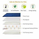 NNEDSZ Electric Pet Heat Pad: Waterproof Heating Mat for Cat Dog Bed | Chew Resistant M