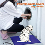 NNEDSZ Electric Pet Heat Pad: Waterproof Heating Mat for Cat Dog Bed | Chew Resistant M