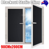 NNEDSZ Blackout Static Cling Window Glass Film Privacy Protection To Block Sun Decor 90CMx200CM