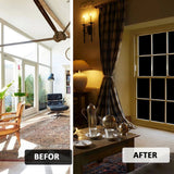 NNEDSZ Blackout Static Cling Window Glass Film Privacy Protection To Block Sun Decor 90CMx200CM