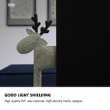 NNEDSZ Blackout Static Cling Window Glass Film Privacy Protection To Block Sun Decor 90CMx200CM