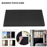 NNEDSZ Blackout Static Cling Window Glass Film Privacy Protection To Block Sun Decor 90CMx500CM