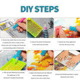 NNEDSZ 2PCS 5D Diamond Painting Kits Diamond Glue Art Kit Paint for Adults Kids DIY Gift 40x30cm