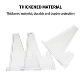 NNEDSZ 12pcs L Acrylic Clear Stand for Trading Card PSA Pokemon Card Holders Stand
