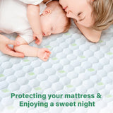 NNEDSZ Mattress Protector Bamboo Cotton Mattress Cover Waterproof S Fitted Cover