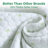 NNEDSZ Mattress Protector Bamboo Cotton Mattress Cover Waterproof S Fitted Cover