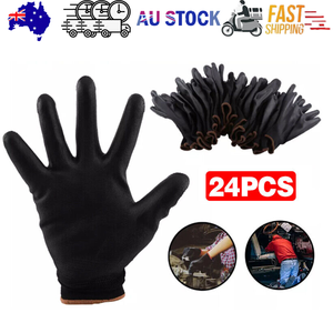 NNEDSZ 24PCS Antistatic Nylon Gloves Work Safety Working Mechanic Gloves Garden Builder