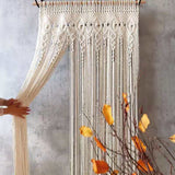 NNEDSZ 2m Heavy Duty Macrame Curtain Boho Woven Wall Hanging Window Doorway Wedding