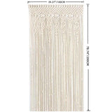 NNEDSZ 2m Heavy Duty Macrame Curtain Boho Woven Wall Hanging Window Doorway Wedding