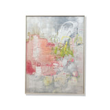 NNEDSZ Wall Art Original Abstract Oil Painting on Framed Canvas 900mmx1200mm Palm Spring